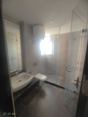 Bathroom in 3.5 BHK Apartment at Microtek Greenburg, Sector 86 – for Rent