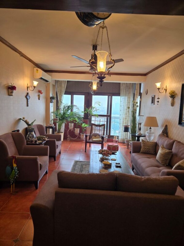 Living Room, sunworld-vanalika 4 Bedroom 3400 Sq.Ft. Apartment In Sector 107 Noida 10267755
