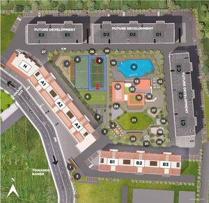 Master Plan in 3 BHK Apartment at Baner – for Sale