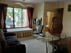 Living Room in 3 BHK Apartment at Ariha One08, Goregaon West – for Rent