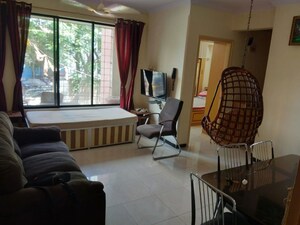 Living Room in 3 BHK Apartment at Ariha One08, Goregaon West – for Rent