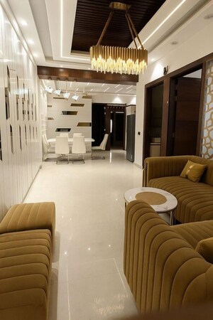 Living Room in 4 BHK Builder Floor at Shakti Khand 2 – for Sale