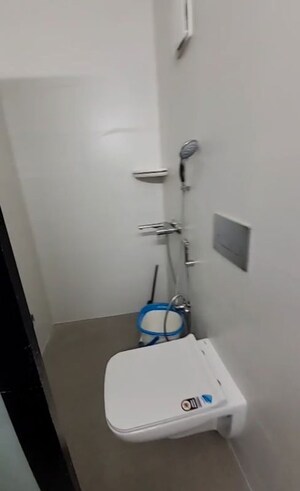 Bathroom in 2.5 BHK Apartment at Cosmos Lounge, Manpada – for Rent