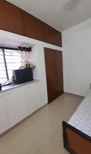Kitchen in 2.5 BHK Apartment at Cosmos Lounge, Manpada – for Rent