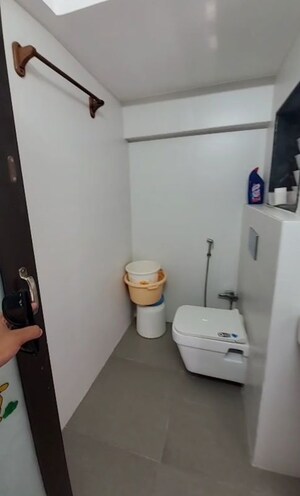 Bathroom in 2.5 BHK Apartment at Cosmos Lounge, Manpada – for Rent