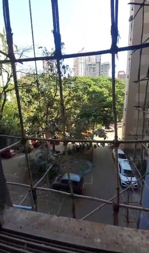 Balcony in 2.5 BHK Apartment at Cosmos Lounge, Manpada – for Rent