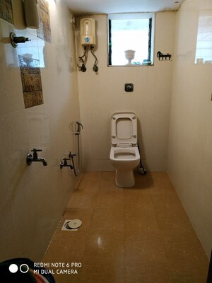 Bathroom in 2 BHK Apartment at Mahim West – for Rent