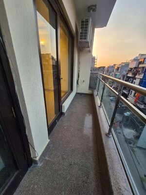 Balcony in 3 BHK Apartment at Greater Kailash – for Rent