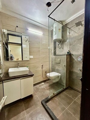 Kitchen in 3 BHK Apartment at Chattarpur – for Rent