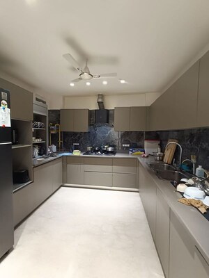 Kitchen in 4 BHK Apartment at Greater Kailash – for Sale