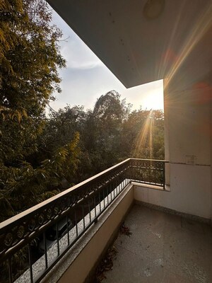 Balcony in 3 BHK Apartment at Hauz Khas – for Rent