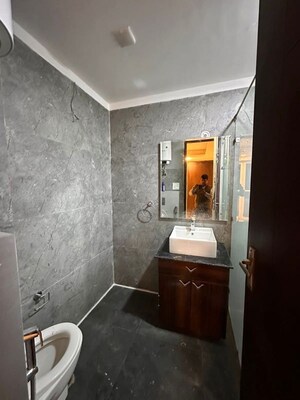 Bathroom in 3 BHK Apartment at Hauz Khas – for Rent