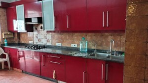 Kitchen in 4 BHK Apartment at DLF Trinity Towers, Dlf Phase V – for Rent