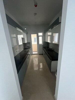 Building Lobby in 5 BHK Apartment at Purvanchal Royal City, Chi V Greater Noida – for Rent