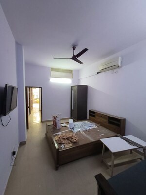 Living Room in 1 BHK Builder Floor at East Of Kailash – for Rent