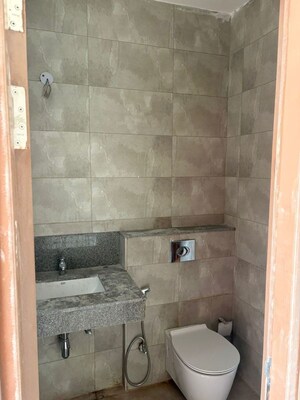 Bathroom in 3 BHK Apartment at AVJ Heightss, Zeta I Greater Noida – for Rent