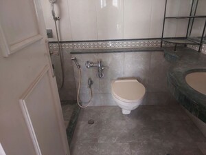Bathroom in 2 BHK Apartment at Sir Vithaldas Colony, Santacruz West – for Rent