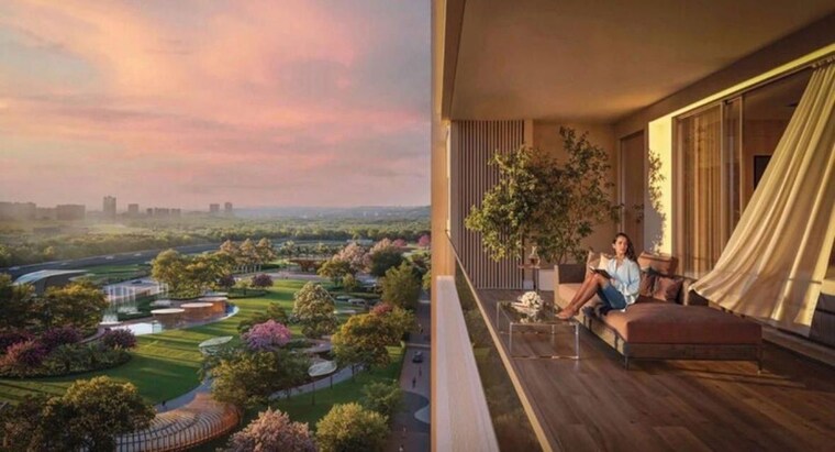 Balcony, suncity-monarch-residences 3 Bedroom 2350 Sq.Ft. Apartment In Sector 78 Gurgaon 10268356