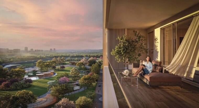 Balcony, suncity-monarch-residences 3 Bedroom 2350 Sq.Ft. Apartment In Sector 78 Gurgaon 10268357
