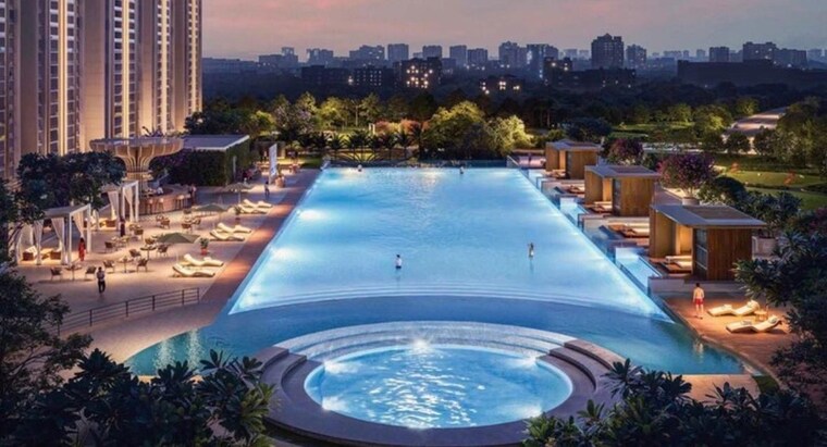 Swimming Pool, suncity-monarch-residences 4 Bedroom 3150 Sq.Ft. Apartment In Sector 78 Gurgaon 10268367