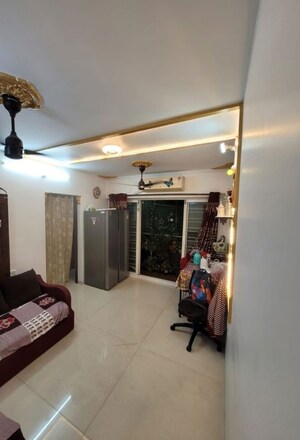 Living Room in 1 BHK Apartment at Micro Srishti, Bhandup West – for Rent