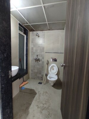 Bathroom in 1 BHK Apartment at Micro Srishti, Bhandup West – for Rent