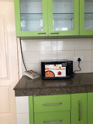 Kitchen in 3.5 BHK Apartment at Unitech Uniworld Downtown, Rajarhat – for Rent