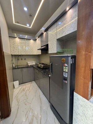 Kitchen in 2 BHK Builder Floor at Razapur Khurd – for Rent