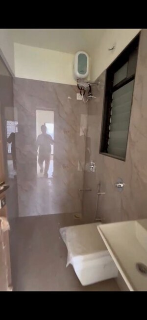 Bathroom in 1 BHK Apartment at Oxford Navrang Crystal, Goregaon West – for Rent