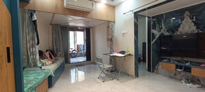 Living Room in 1 BHK Apartment at Sagar Avenue, Santacruz East – for Sale