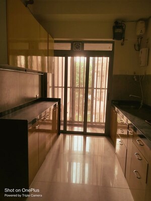 Kitchen in 3 BHK Apartment at The Wadhwa Anmol Fortune, Goregaon West – for Rent