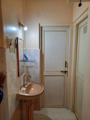 Bathroom in 1 BHK Apartment at Moraya Raj Park, Chinchwad – for Rent