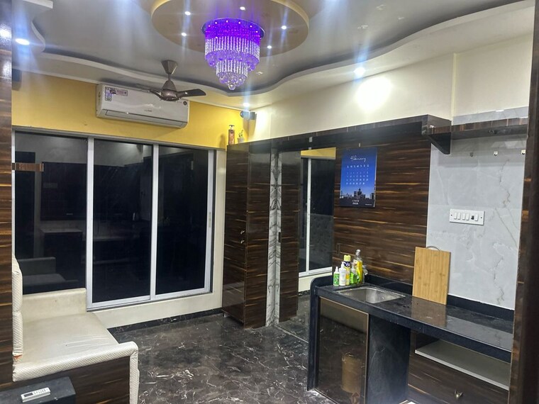 Kitchen, evershine-aangan 2 Bedroom 610 Sq.Ft. Apartment In Goregaon West Mumbai 10268638