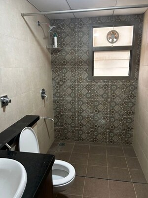 Bathroom in 3 BHK Apartment at Sobha Palm Courts, Kogilu – for Rent