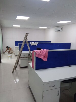 Team Area in  Office Space at Real Tech Park, Vashi Sector 30a – for Rent
