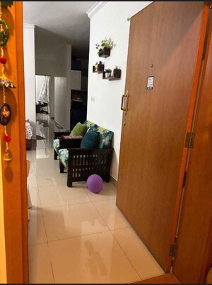 Living Room in 2 BHK Apartment at Mantri Webcity, Hennur – for Rent