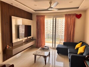 Living Room in 3 BHK Apartment at Purva Palm Beach, Hennur Road – for Rent