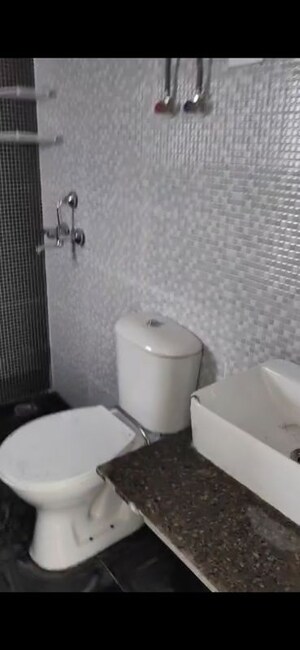 Bathroom in 3 BHK Apartment at RG Luxury Homes, Sector 16b Greater Noida – for Rent