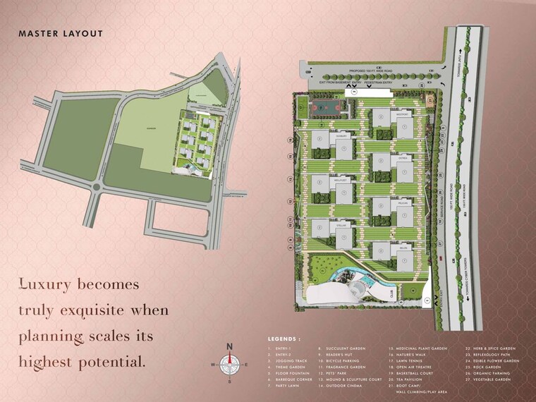Master Plan, auro-the-pearl 4 Bedroom 5400 Sq.Ft. Apartment In Hi Tech City Hyderabad 10268973
