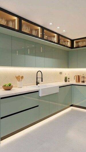 Kitchen in 3.5 BHK Villa at Bidadi – for Sale