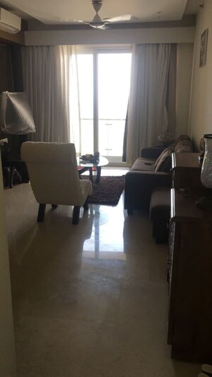 Living Room in 3 BHK Apartment at Lodha Fiorenza, Goregaon East – for Rent