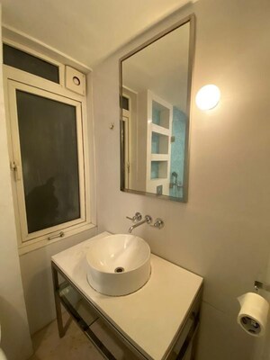 Bathroom in 3 BHK Apartment at Lodha Fiorenza, Goregaon East – for Rent