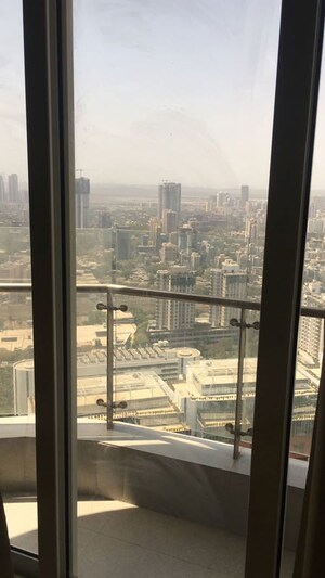 Balcony in 3 BHK Apartment at Lodha Fiorenza, Goregaon East – for Rent