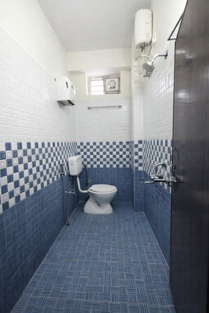 Bathroom in 1 BHK Builder Floor at Gachibowli – for Rent