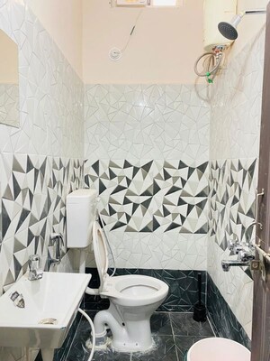 Bathroom in 1 BHK Builder Floor at Gachibowli – for Rent
