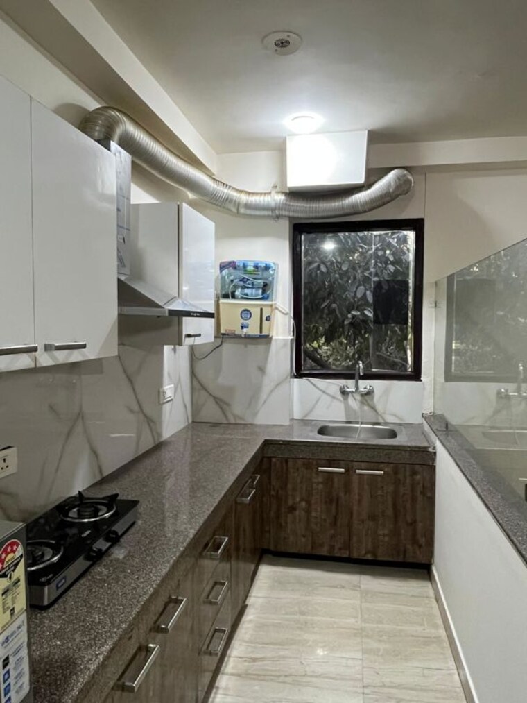 Kitchen, ansal-sushant-apartments 1 Bedroom 350 Sq.Ft. Builder Floor In Sushant Lok I Gurgaon 10268947