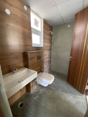 Bathroom in 3 BHK Apartment at Malwa Escon Primera, International Airport Road – for Rent