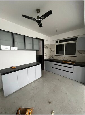 Kitchen in 3 BHK Apartment at Goel Ganga Serio, Kharadi – for Rent