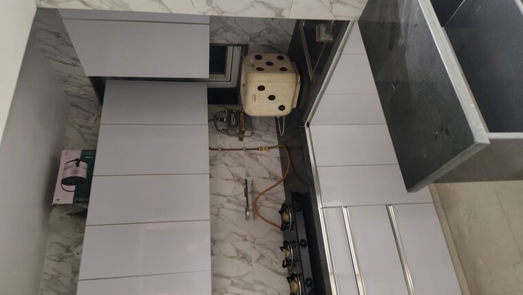 Kitchen, janhitkari-apartment 2 Bedroom 1100 Sq.Mt. Apartment In Vasundhara Sector 6 Ghaziabad 9800309