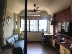 Living Room in 3 BHK Apartment at Shivalik Sharda Park View, Shela – for Sale